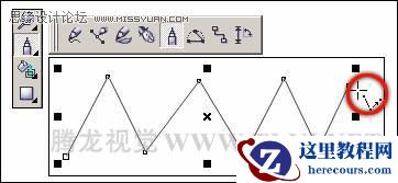 CorelDRAW中多点线工具的应用