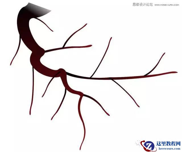 CorelDraw绘制逼真的中国风梅花图教程