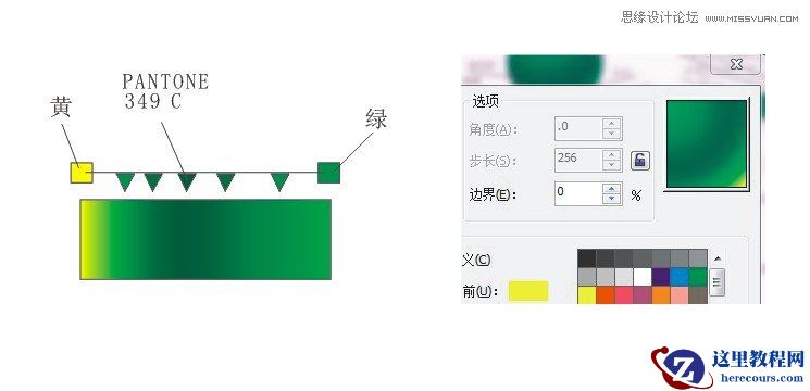 CorelDraw绘制绿色可爱的卡通龙