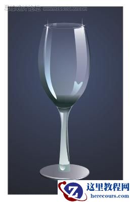 CorelDRAW X4鼠绘教程:绘制一只逼真的玻璃杯