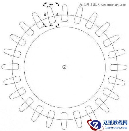 CorelDRAW绘制逼真的立体齿轮教程