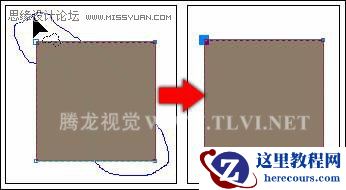 在CorelDRAW中节点的选择