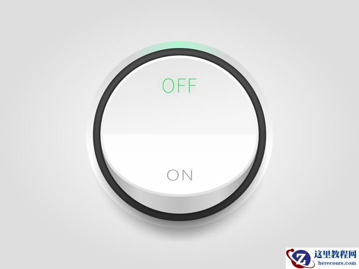 CorelDRAW绘制立体风格的UI开关教程