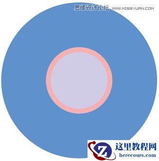 CorelDRAW绘制谷歌浏览器LOGO