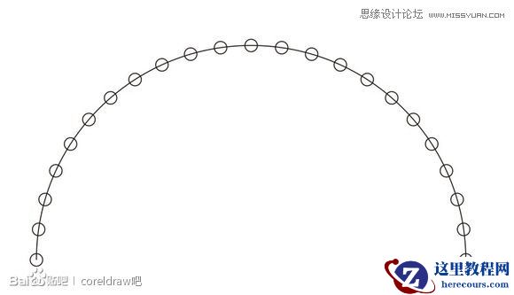 CorelDraw制作漂亮圆点螺旋状效果