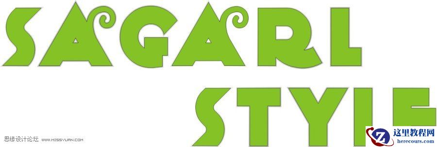 CorelDRAW制作箱体发光字教程