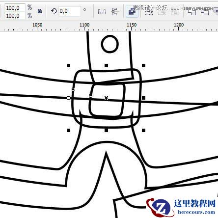 CorelDRAW绘制卡通风格的圣诞节插画