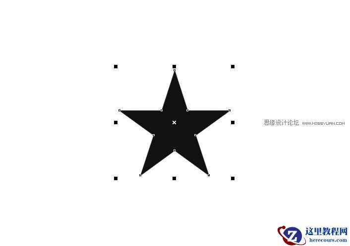 CorelDRAW的实用技巧绘制五角星