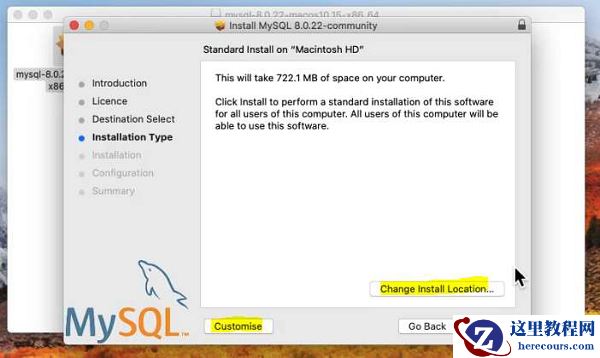 在 macOS 上安装 MySQL