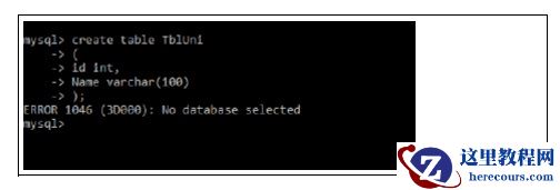 MySQL 错误 - #1046 - 未选择数据库