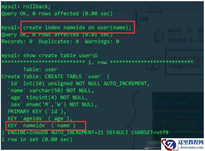 MySQL表锁、行锁、排它锁及共享锁怎么使用