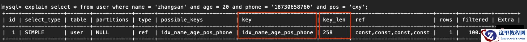 索引失效的情况