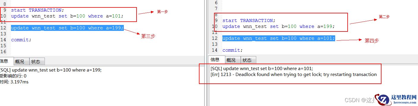 Mysql锁机制中行锁、表锁、死锁如何实现