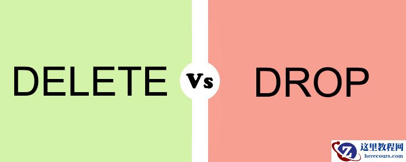 SQL中DELETE和DROP的简单比较