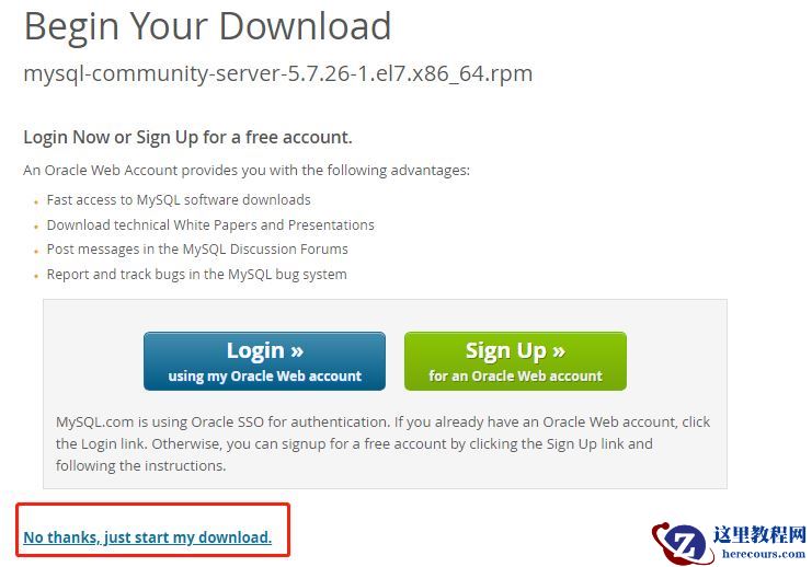 centos7使用rpm安装mysql5.7的方法