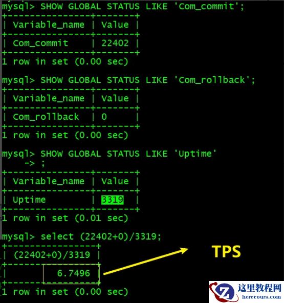 MySQL性能指标TPS+QPS+IOPS压测实例分析