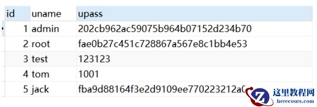 MySQL中如何使用MD5加密