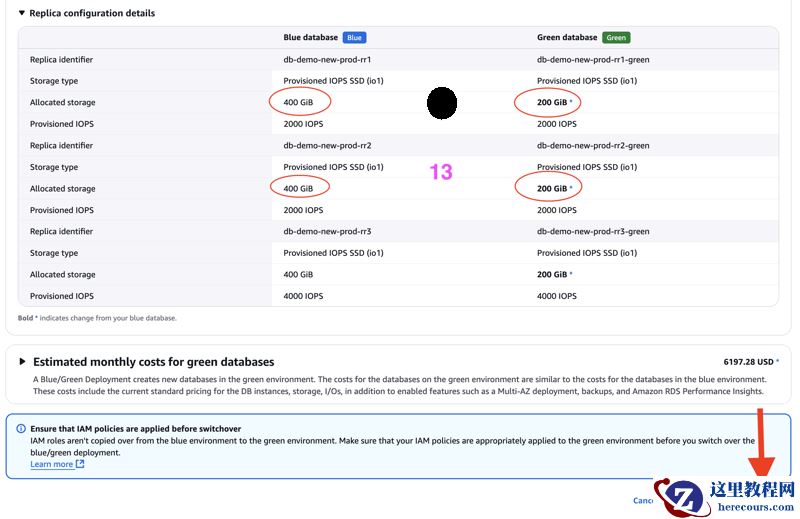 使用 AWS 蓝/绿部署以零停机时间缩减 MySQL RDS 数据库的存储