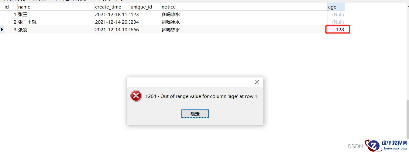 Mysql中tinyint(1)和tinyint(4)的区别是什么