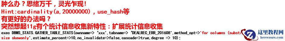 解决CBO的SQL优化问题（图文详解）