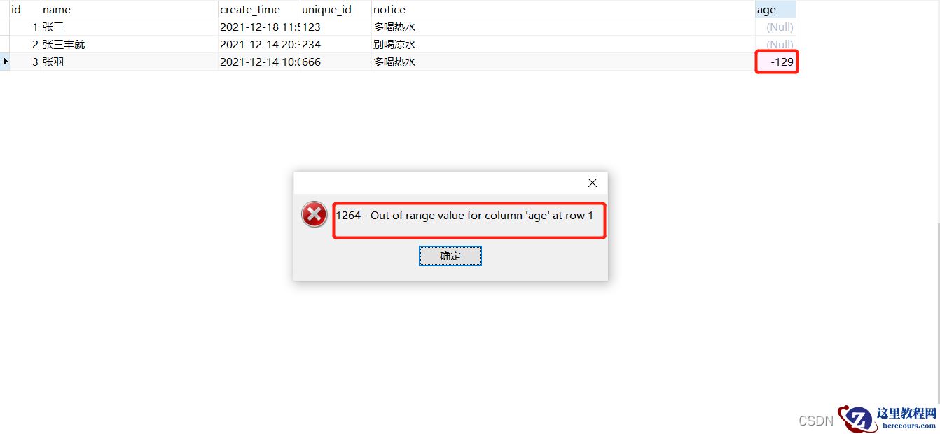 Mysql中tinyint(1)和tinyint(4)的区别是什么