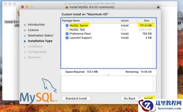 在 macOS 上安装 MySQL