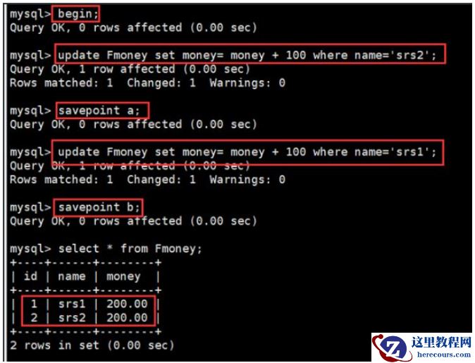 mysql事务与存储引擎实例分析