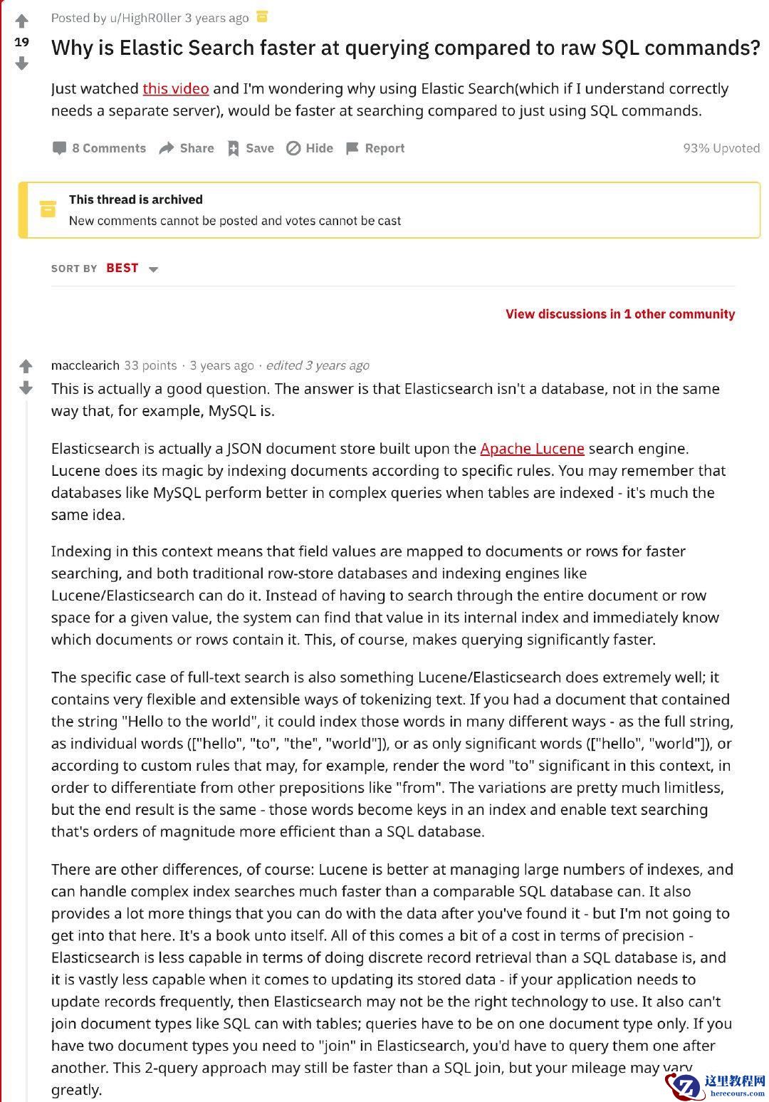 MySQL索引 VS ElasticSearch索引