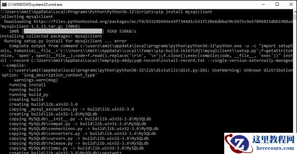 如何使用 pip 安装 Python MySQLdb 模块?