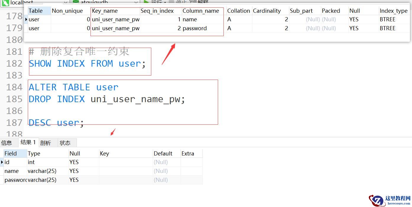 MySQL约束知识点实例分析
