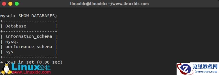 怎么显示所有的MySQL数据库