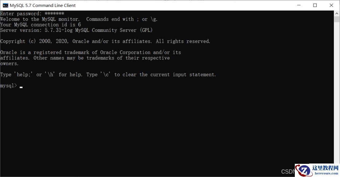 MySQL5.7.31怎么安装和配置