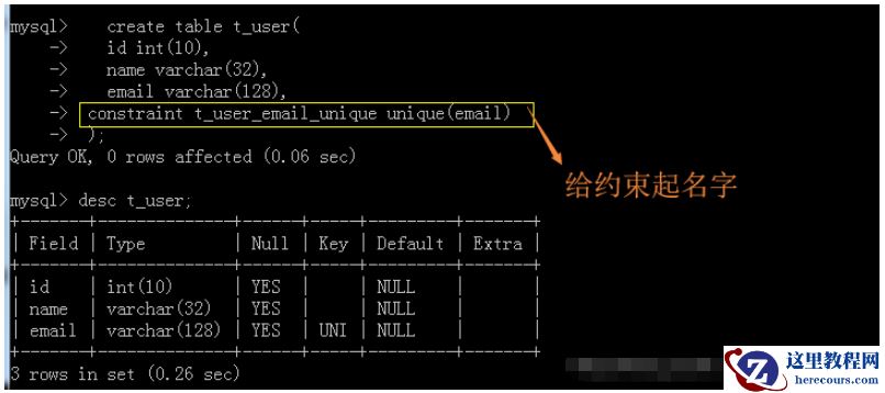 MySQL创建表时的条件有哪些