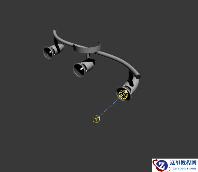 3DSMAX使用注视控制器绑定灯光特效