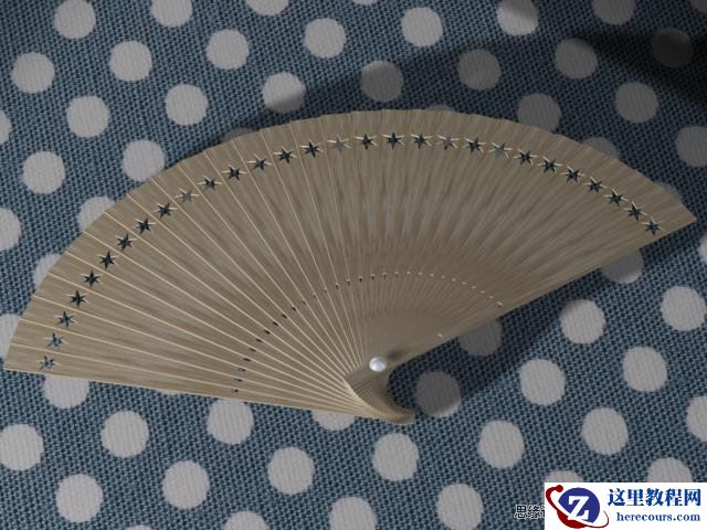 3DMAX基础教程：制作漂亮的折扇