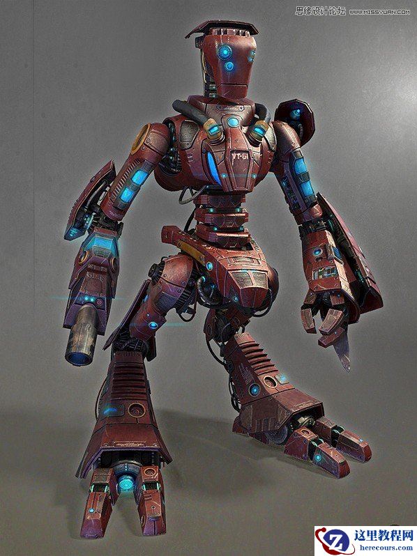3DMAX制作超酷的外星机器人