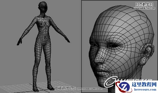 3ds Max制作风情万种的漂亮白发妖精