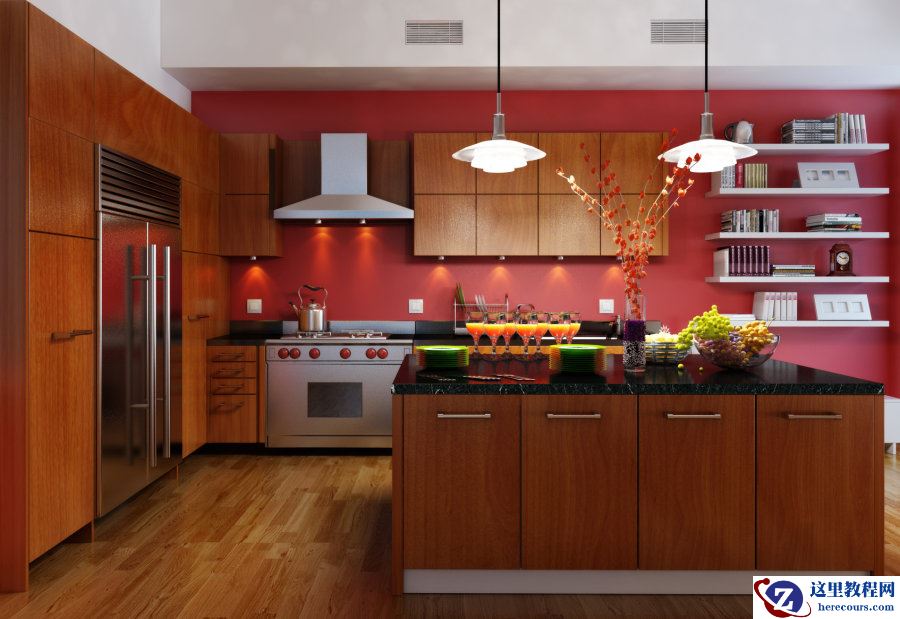 3DMAX结合PS制作餐厅表现效果图教程