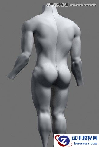 3ds max解析人体建模实例教程