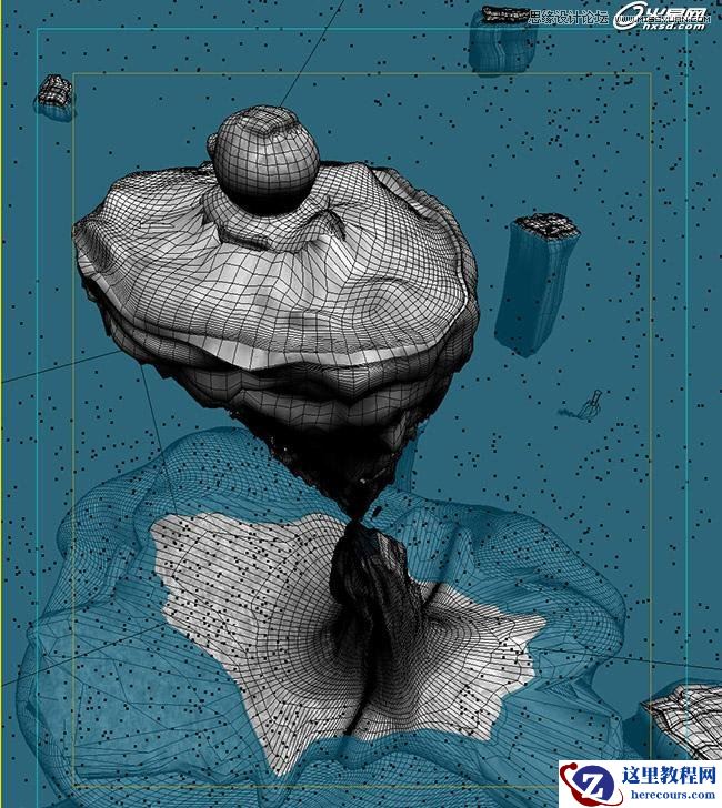 3ds Max绘制大海上的三维图腾教程