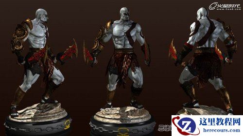 3DMAX教程：《战神》次世代人物制作解析