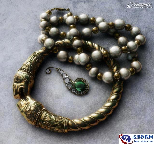 3DsMAX制作漂亮的高贵首饰流程