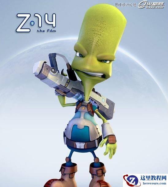 3ds Max绘制个性的外星生物