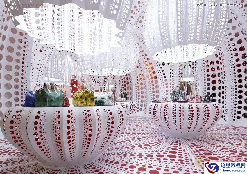 3DMAX制作时尚创意的个性展台效果