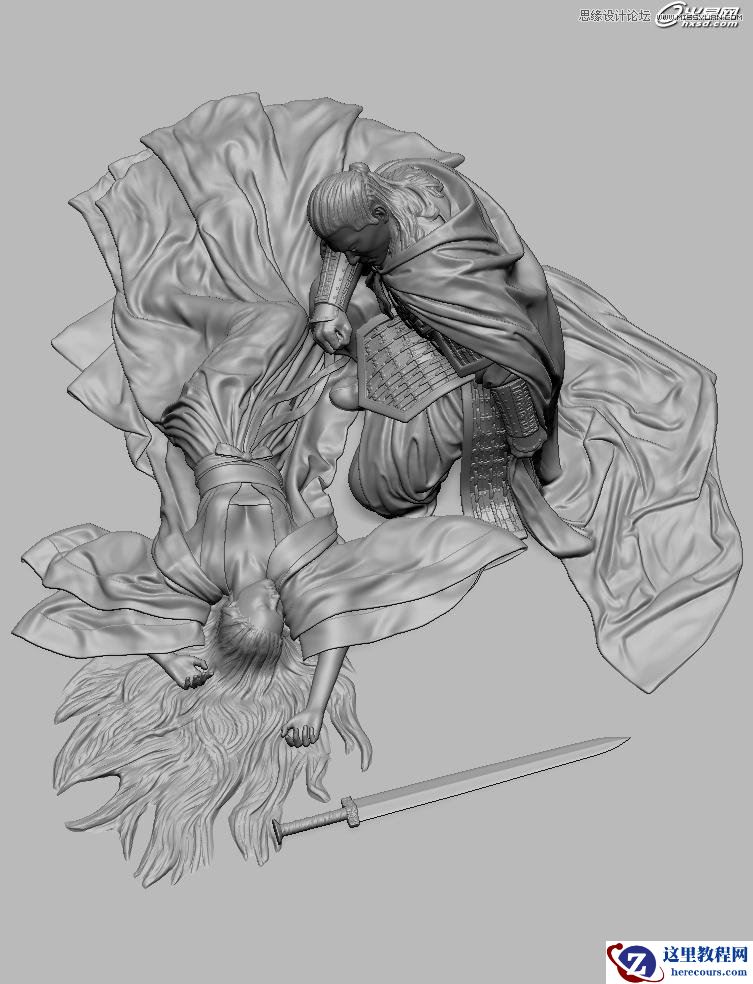 3Dmax制作3D版霸王别姬实例解析