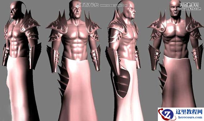 3DMAX实例教程:天使角色的制作过程和思路