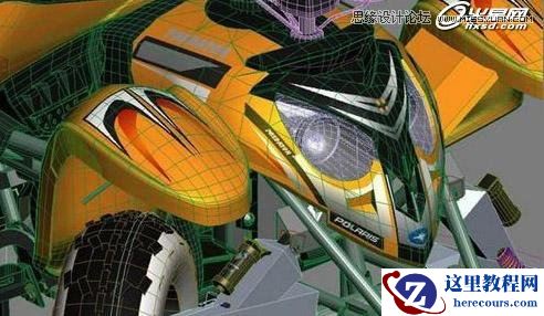 3ds Max制作四轮摩托车实例教程