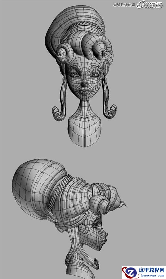 3ds Max制作高贵可爱的公主教程