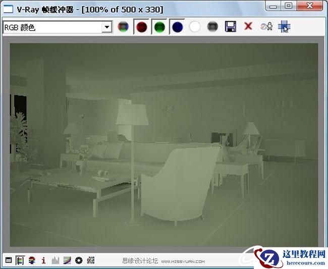 3D MAX实例教程：欧式客厅夜景渲染解析