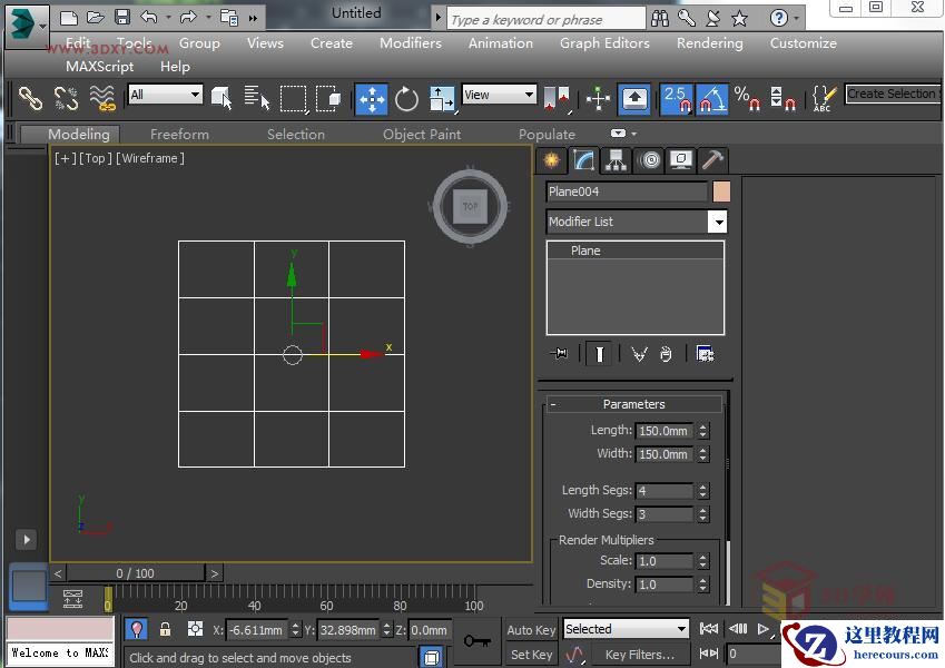 3DSMAX制作精美的雕花圆镜效果